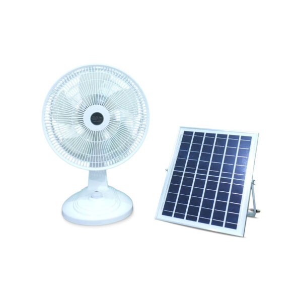 Ventilador de mesa con panel solar - Imagen 2