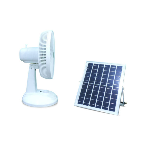 Ventilador de mesa con panel solar - Imagen 3
