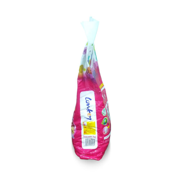 detergente en polvo aroma floral Lonkey biodegradable